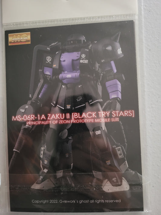 G-REWORK MG 1/100 ZAKU II TRI-STAR WATER DECALS