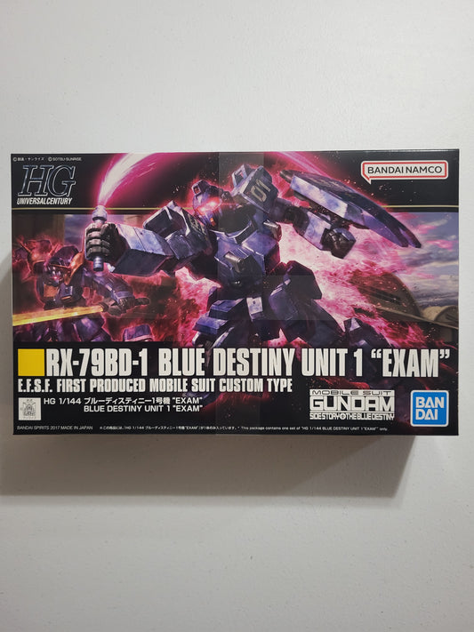 HG 1/144 BLUE DESTINY UNIT 1 (EXAM)