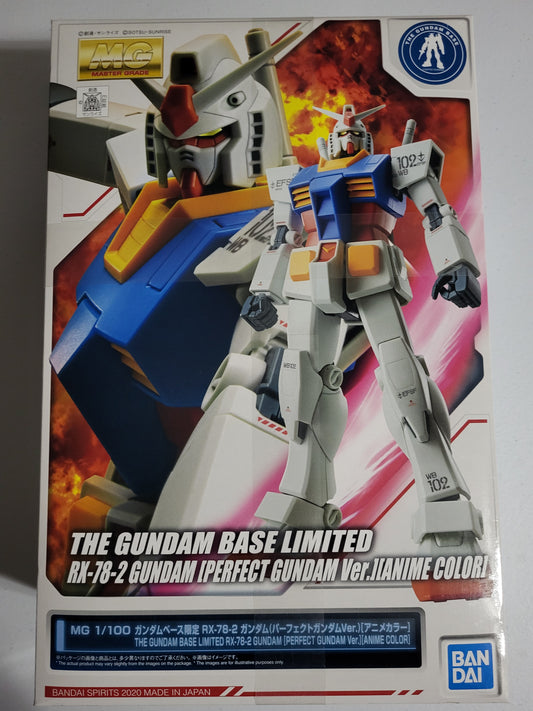 MG 1/100 THE GUNDAM BASE LIMITED RX-78-2 GUNDAM(PERFECT GUNDAM .ver) (ANIME COLOR)